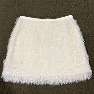 Vintage H&M eyelash fringe mini skirt